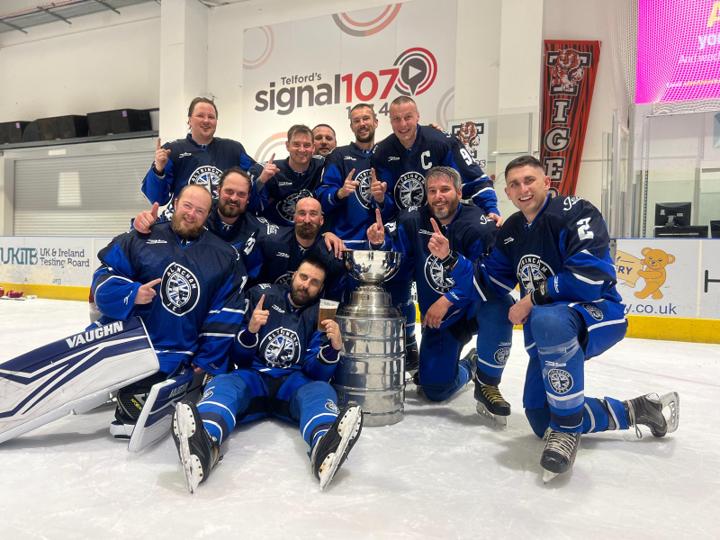 Altrincham Jets lifting the 2024 Tier 1 title